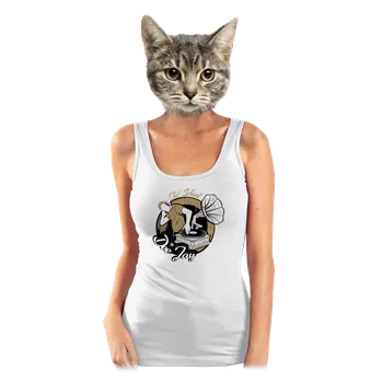 Bastard Old School DJ dámské tílko klasické White