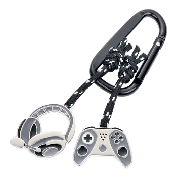 Školní batoh TROIKA klíčenka - ovladač a sluchátka \&quot;Gaming\&quot;, kovová, mix barev