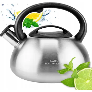 Varná konvice Konvice tradiční ocelová konvice Karl Hausmann 3 l šedá