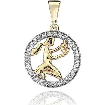 Přívěsek Přívěsek ze žlutého zlata PANNA