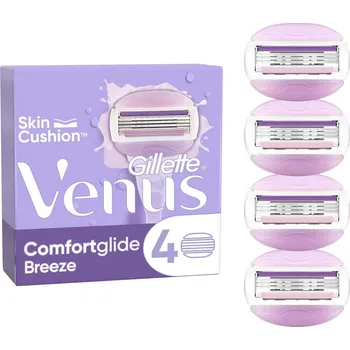 Holítko Gillette Venus Comfortglide Breeze Náhradní Břity do Holicího Strojku 4 ks