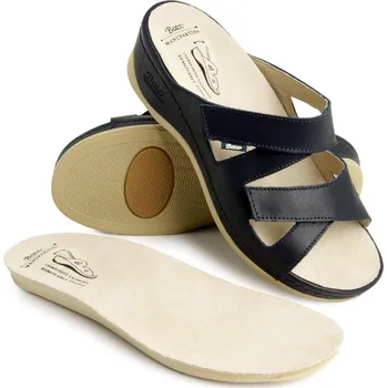 Dámské pantofle DÁMSKÉ PANTOFLE BATZ EVELIN MODRÁ Barva: MODRÁ, Velikost: 38