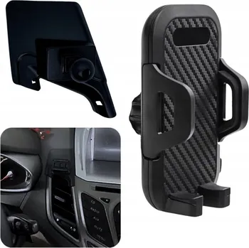 DRŽÁK TELEFONU URČENÝ PRO FORD FIESTA 2009-2014 CARBON ADAPTÉR NA PALUBNÍ DESKU