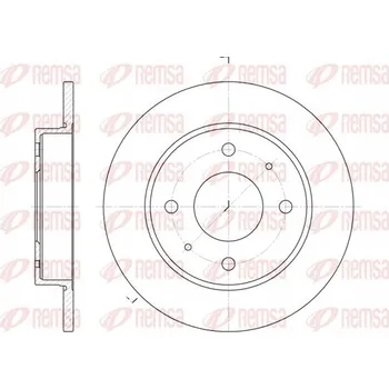 Brzdový kotouč Brzdový kotouč REMSA