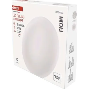 Emos lighting LED přisazené svítidlo FIONI, kruhové bílé 18W neutrální b., IP44 1539085184