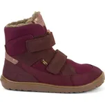 Zimní vysoké barefoot boty Froddo Up tex winter bordeaux 30