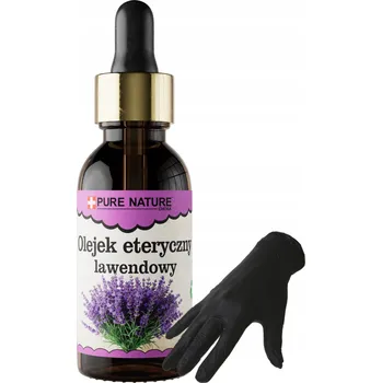 OLEJEK ETERYCZNY LAWENDOWY 30ML PŘÍRODNÍ AROMATERAPEUTICKÝ OLEJ + RUKAVICE