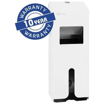 Zásobník na hygienické vložky a tampony Merida STELLA nerez mat bílý GSB024