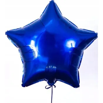 Balónek Fóliový balónek HVĚZDA MODRÁ 45 cm (18")