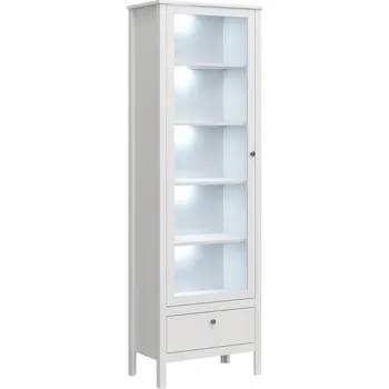 Vinotéka Mebelbos Vitrína Mebel Bos Olna 1W1S (bílá)