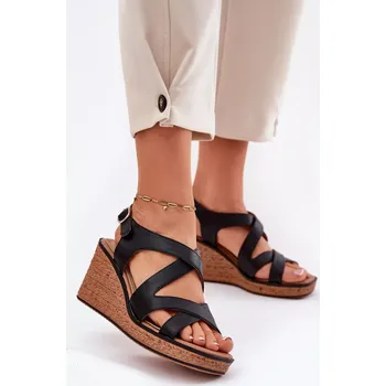 Dámské sandále Bota na klínech model 212834 Step in style 36