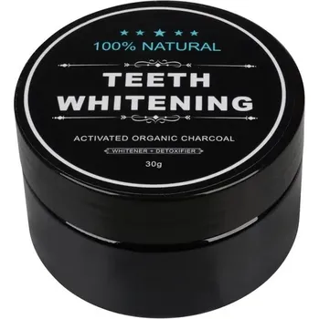 Přípravek na bělení zubů Bělicí Prášek na Zuby - Přírodní Kokos & Uhlí, 30g