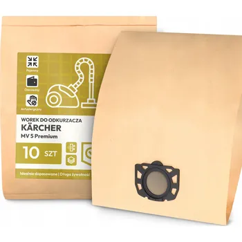 Sáček do vysavače 10x SÁČEK do VYSAVAČE Kärcher MV 5 Premium Papírový 2-vrstvý SÁČKY 2A-W