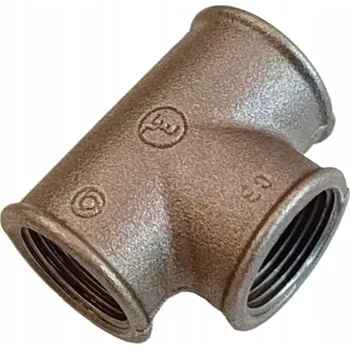 Fitinka SVIS Trade 012.FC.130.020 litinové T-rozdělovač černé 3/4"