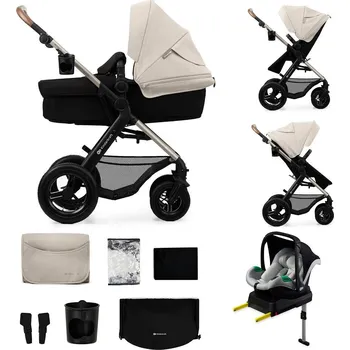 Kočárek Městský kočárek Kinderkraft Moov 2 4in1 Air Moonlight Grey