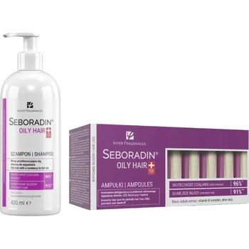 Šampon Sada Seboradin MASTNÉ VLASY - šampon 400 ml, ampulky