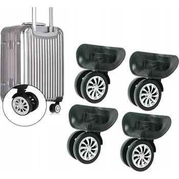 NÁHRADNÍ KOLEČKA KE KUFRU 4KS ODOLNÁ OTOČNÁ KOLEČKA NÁHRADNÍ DÍLY