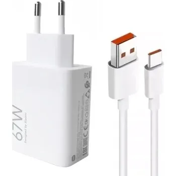 Originální síťová nabíječka Xiaomi MDY-12-EH 67W QC 3.0 + kabel USB-C