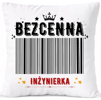 Obraz Dárek Polštář pro vizážistku s potiskem , bílý