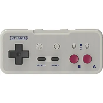 Gamepad Retro-Bit Origin8 2.4GHz GB Šedý Bezdrátový Ovladač NES + Switch + PC
