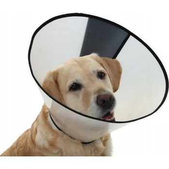 Ochranný límec pro zvířata Trixie Ochranný límec pro psy, plastový, se suchým zipem, L-XL