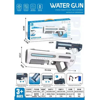 Dětská zbraň Automatická vodní pistole se světelnými efekty