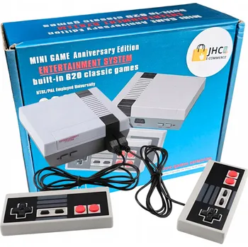 Herní konzole RETRO HERNÍ KONZOLE K TV 620 HER AV 2 OVLADAČE PEGASUS kabel CHINCH