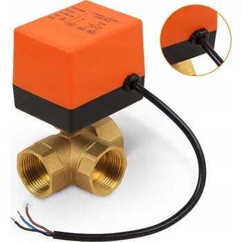 Ventil ELEKTROMAGNETICKÝ KULOVÝ VENTIL S MOTOROVÝM POHONEM 220 V 1 PALEC DN25