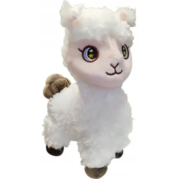 plyšák LAMA PLYŠOVÁ HRAČKA OVCE ALPAKA 26 cm PLYŠOVÁ HRAČKA SUVENÝR TŘI BARVY E2725 EMAJ