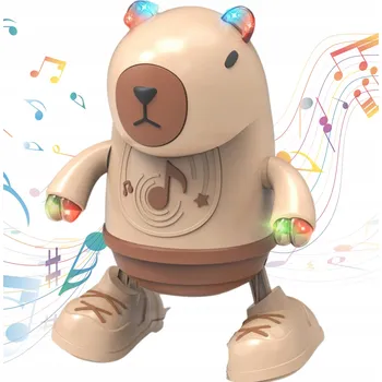 Hračka pro nejmenší Tancující a Zpívající KAPYBARA Hračka pro Děti Hudební