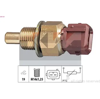 Čidlo automobilu Snímač, teplota chladiva KW 530 321