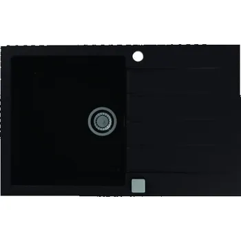 Granitový dřez Jednokomorový granitový dřez Alveus Cadit černý