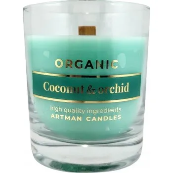 Svíčka Parafínová vonná svíčka Coconut & Orchid Artman 1 ks