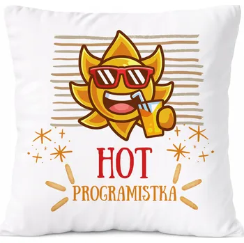 Polštář Polštář Pro Hejtmana jako Dárek s potiskem Fotografie Bílý PoliDraw