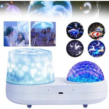 Dětské svítidlo NOČNÍ SVĚTLO PROJEKTOR NOČNÍ OBLOHY LED DO DĚTSKÉHO POKOJE, PROJEKTOR NA STROP