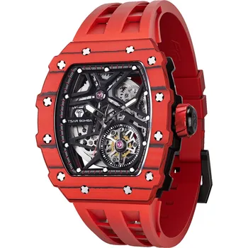 Hodinky Tsar Bomba TB8209CF-07 Elementar Carbon Fiber Automatic 44mm 5ATM