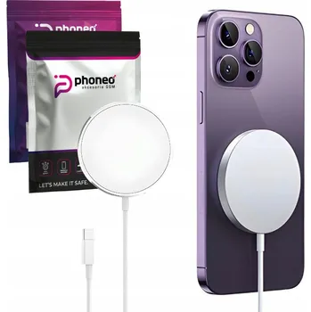 INDUKČNÍ BEZDRÁTOVÁ NABÍJEČKA PHONEO PRO IPHONE, AIRPODS A MAGSAFE