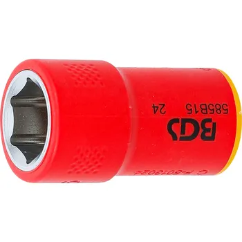 Sada nářadí BGS 35875, VDE nástrčná hlavice šestihranná | 10 mm (3/8") | 15 mm