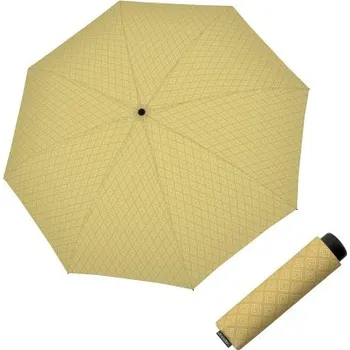 Deštník Doppler Fiber Fun Calm yellow - dámský/dětský skládací deštník