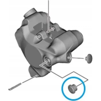 Brzda na kolo Shimano BR-R9270/BR-R8170/BR-R7170/BR-RX820 záslepka odvzdušňovacího ventilu