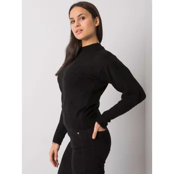 Dámský svetr Jumper ASM SW 7424.17 černý jedna velikost