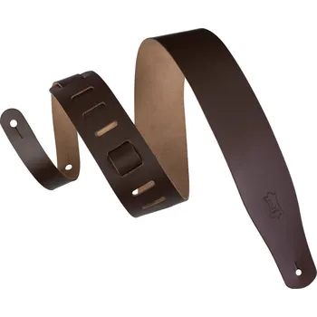 Kytarový popruh Levy's Streamline Dark Brown Kytarový pás