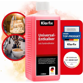Univerzální čisticí prostředek Univerzální odvápňovač pro domácí spotřebiče, německá chemie Klarfix 500 ml