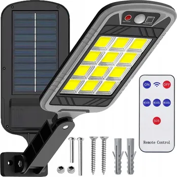 Venkovní osvětlení Pouliční lampa ROHSEL 250 W 6000 lm s bateriovým a solárním napájením