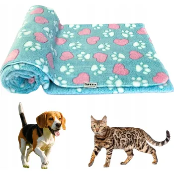 Pelíšek pro psa DOTTY zelená deka pro psa 80 cm x 60 cm