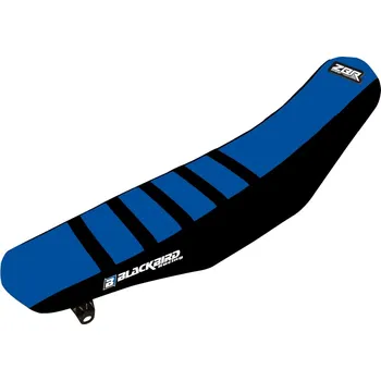 Moto sedlo BLACKBIRD POTAH SEDADLA / YAMAHA YZ 250F '19-'23,WR '20-'23, 450F '18-'22,WR '19-'23 ZEBRA BARVA ČERNÁ MODRÁ