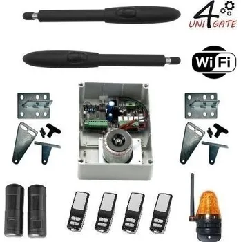Pohon brány Sestava 24V WiFi pohonů KIBO 24 pro křídlovou bránu do 4m vč. doplňků