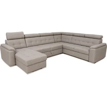 Sedací souprava Rozkládací rohová sedačka MODULA U béžová