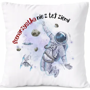 Polštář Polštář pro biotechnology jako Dárek s potiskem s fotografií, bílý