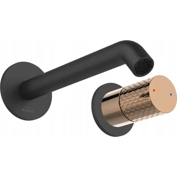 Vodovodní baterie Umyvadlová baterie pod omítku Invena Moonlight černá